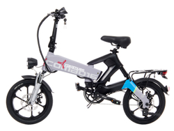 Электровелосипед Yokamura Combo 16 (Grey Black)