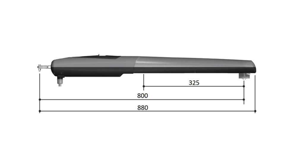AX402306 Привод 230 В линейный, самоблокирующийся, с энкодером и механическими упорами, CAME 001AX402306