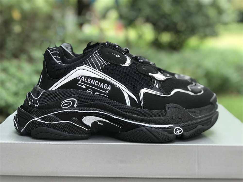 Balenciaga Triple S Clear Sole 536737-W2FW6-0102