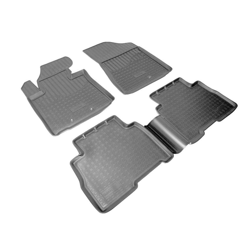 Ковры в салон Norplast/Unidec для Kia Sorento в кузове XM FL (2012-)Полиуретан,Черный, арт.NPA11-C43-650