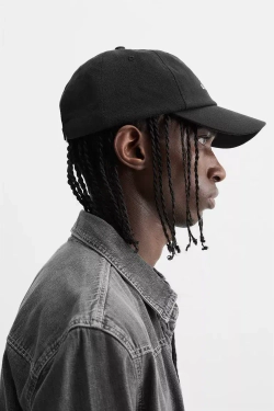 ZARA КЕПКА С ВЫШИТОЙ НАДПИСЬЮ, ЧЕРНЫЙ