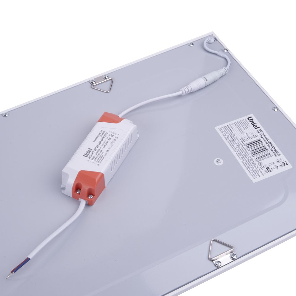 ULP-30120-36W-NW EFFECTIVE WHITE Светильник светодиодный потолочный встраиваемый. Белый свет 4000K. Корпус белый. В комплекте с и-п. ТМ Uniel.
