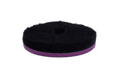 ZviZZer Черный меховой круг (ворс 15 мм) 165/25/165