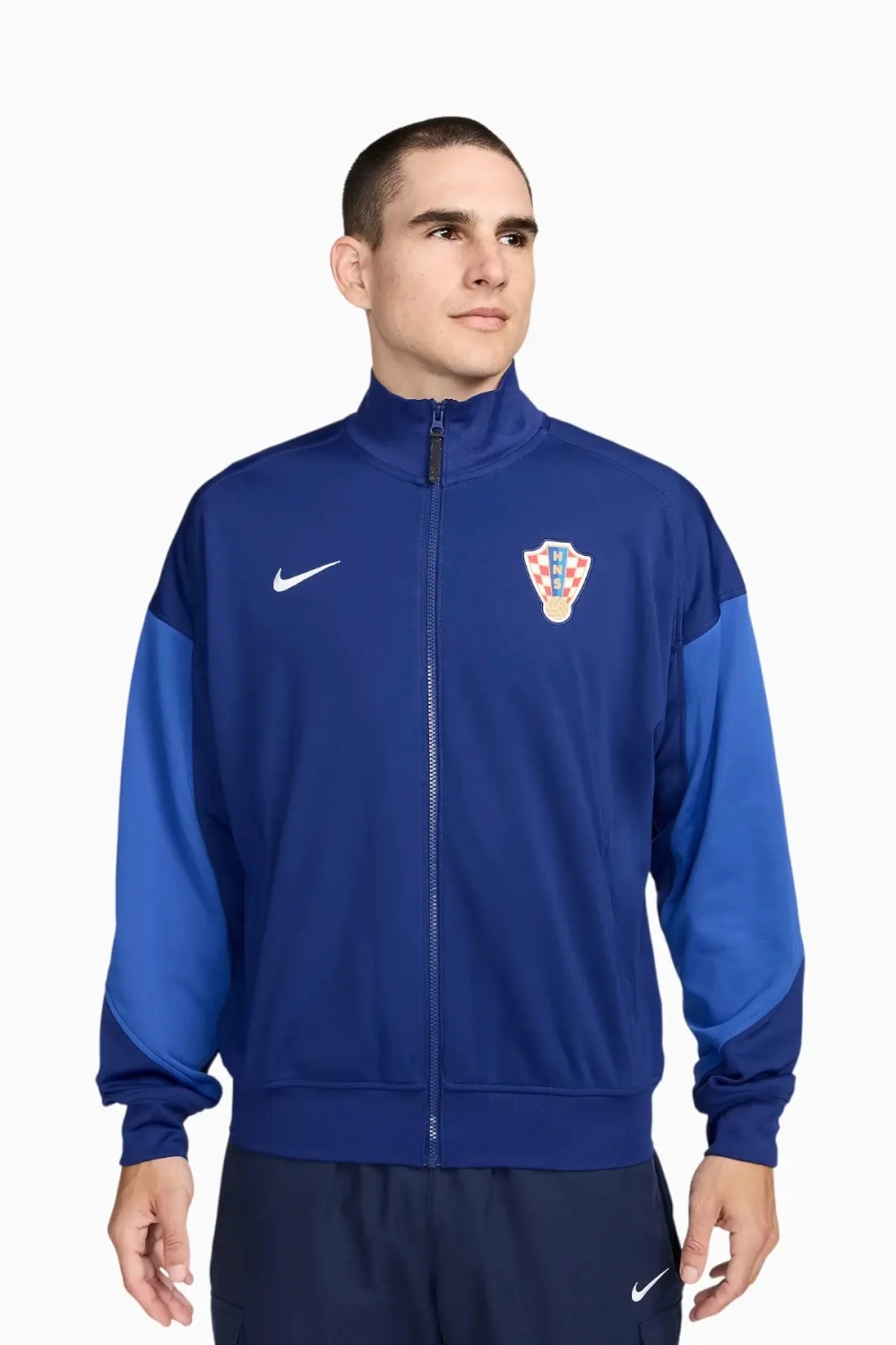 Кофта Nike Croatia 2024 Anthem - темно-синий