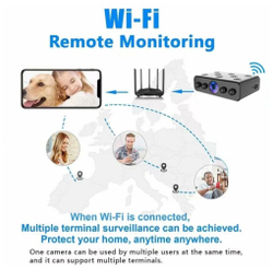 Мини Wi-Fi камера XPX W12 - 1080P Full HD - USB - ночное видение - датчик движения - поддержка TF карты
