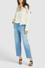 Джинсы MARC AUREL 1637 голубой mom-fit