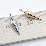 Подвеска Ракушка, цвет золото, размер 21*6 мм, цена за 1 шт