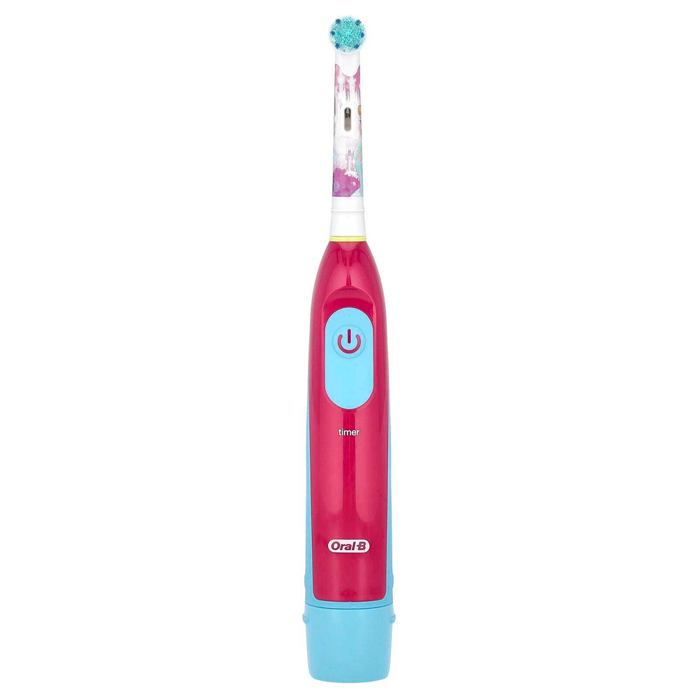 Oral-B, Зубная щетка на батарейках, очень мягкая, для детей от 3 лет, Disney Princess, 1 зубная щетка