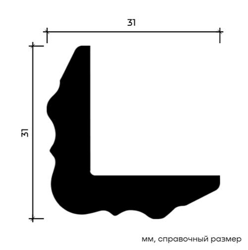 Европласт. КАРНИЗ 6.50.240 дюрополимер/композит