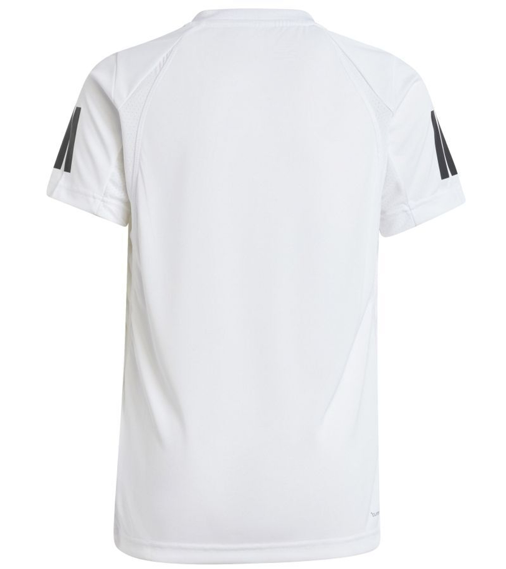 Футболка для мальчика теннисная Adidas Club Tennis 3-Stripes - white