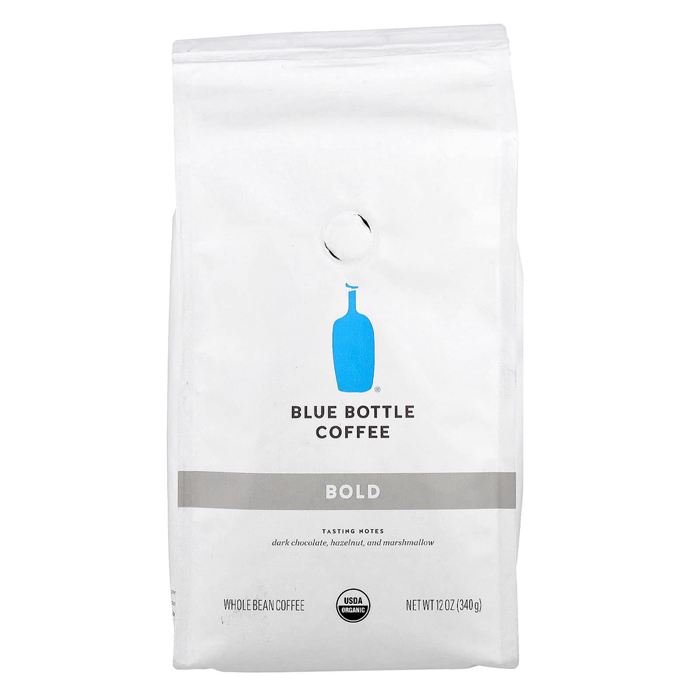 Blue Bottle Coffee, Кофе, цельные зерна, жирный, 340 г (12 унций)