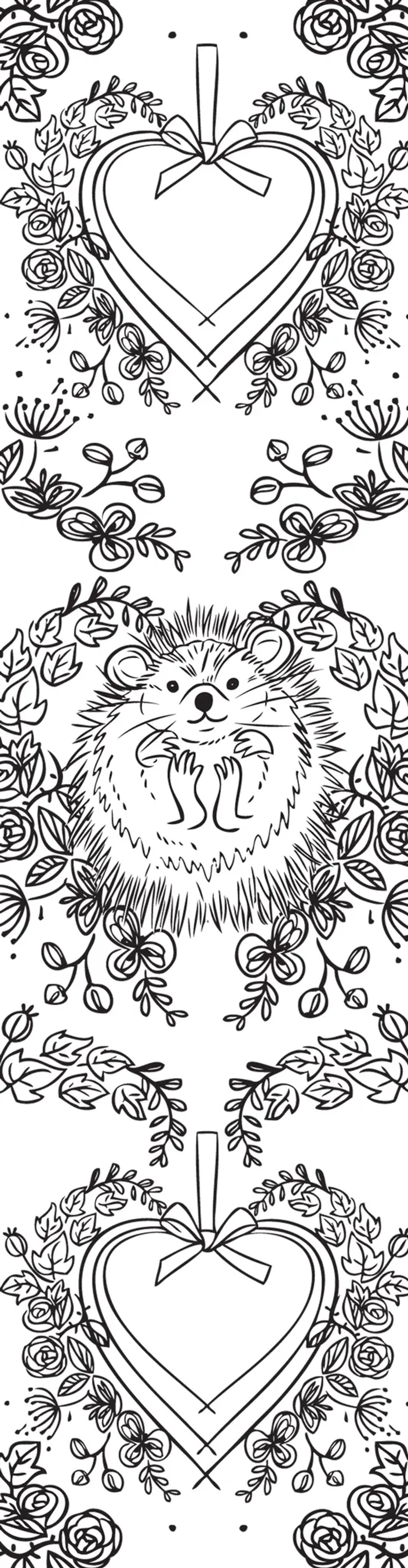 Hachette/ раскраска по номерам/ Marque-pages Bébés animaux
