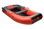 YACHTMAN-300 М (Яхтман) красный-черный (лодка ПВХ с усилением)