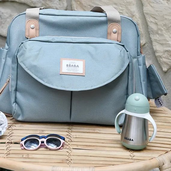 Поильник термос Beaba Tasse Paille Vert Sauge