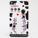 5616969 Держатель для пустышки на ленте "Я люблю вкусняшки"