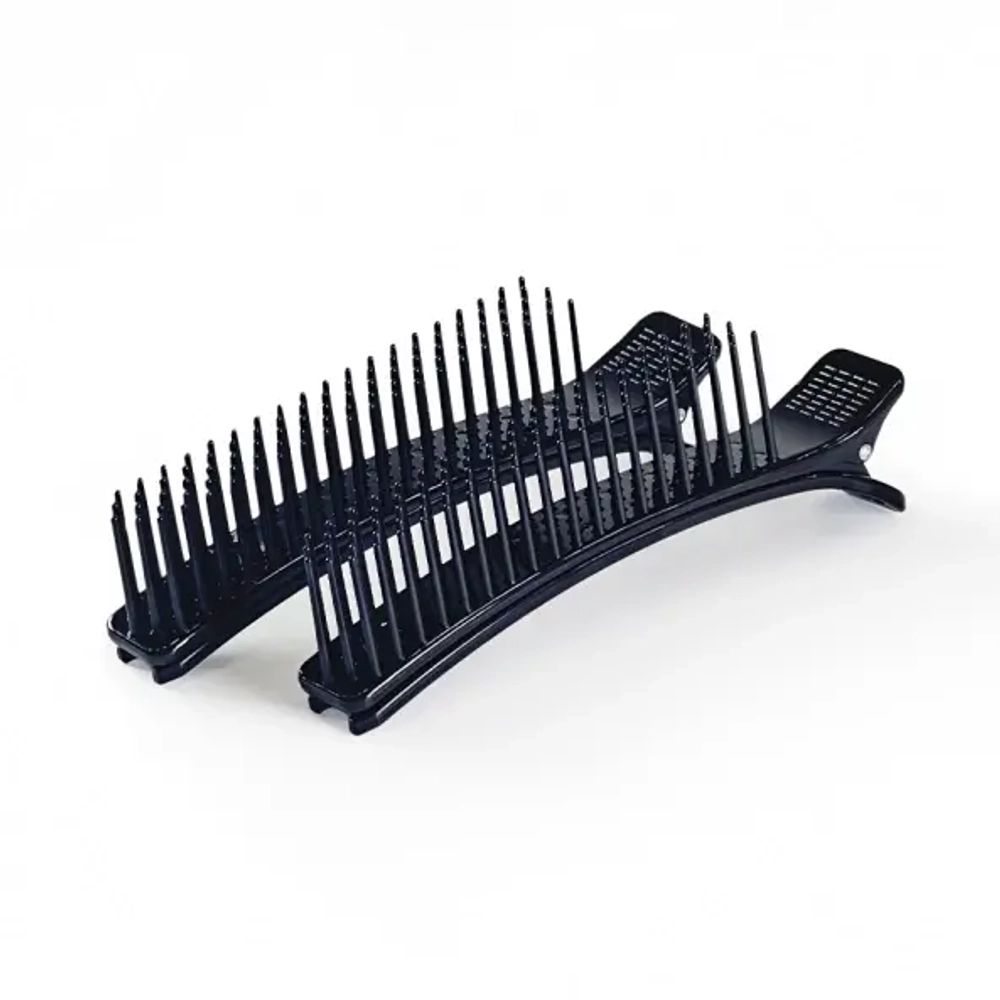 Зажим с расческой фиксатор для волос с зубчиками Keratin Tools 2 шт