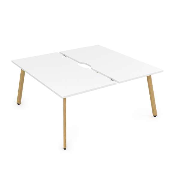 10БДВ.284 Стол системы БЕНЧ, сдвоенный, на 2 рабочих места (1600*1635*750)