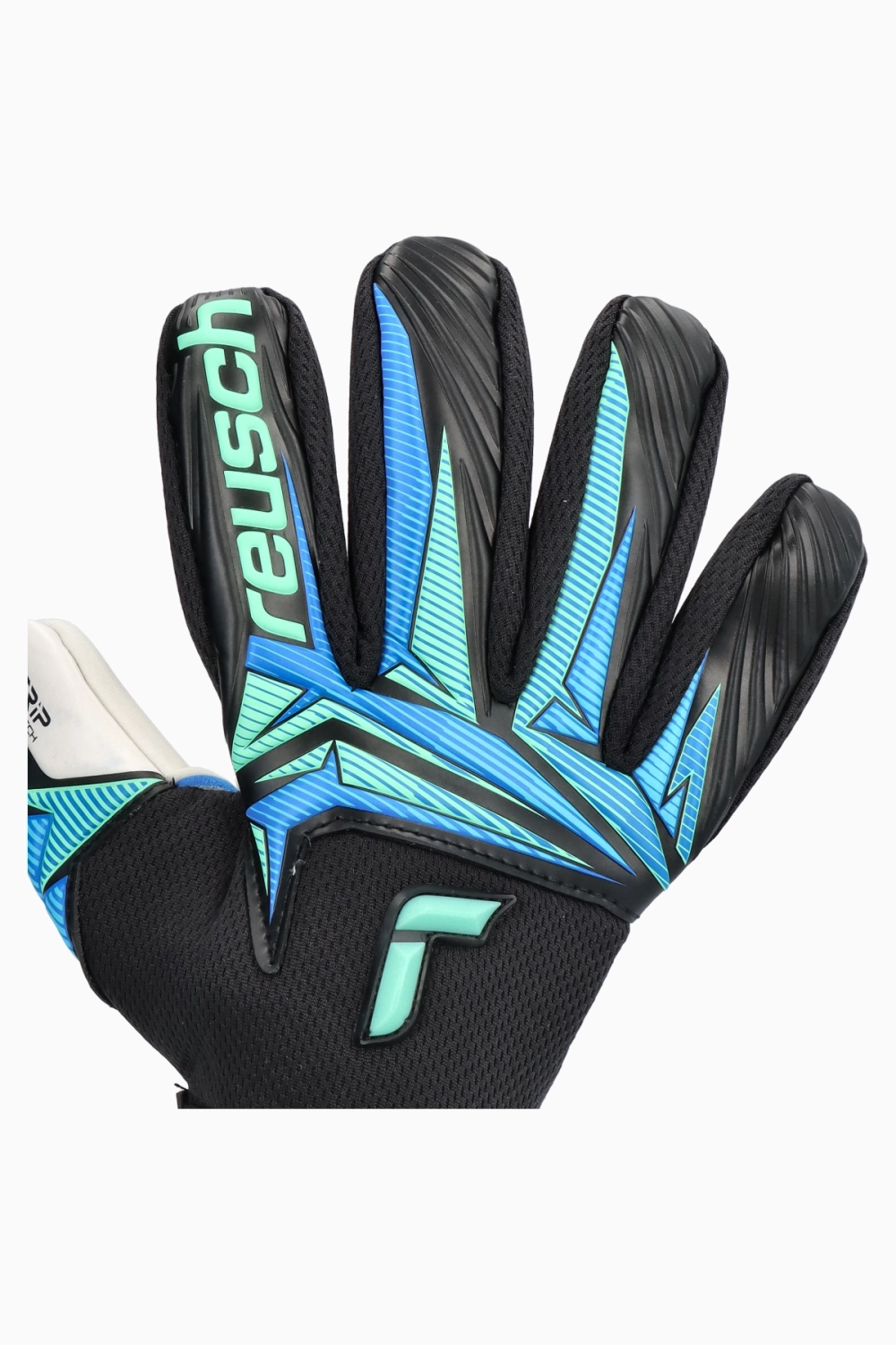 Вратарские перчатки Reusch Attrakt RE:GRIP NC Junior - черный