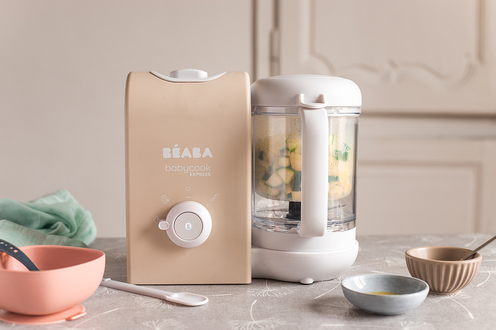 Блендер-пароварка для детского питания 5 в 1 BEABA Babycook Express бежевый