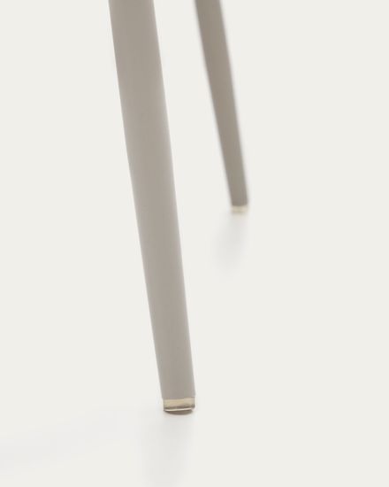 Suanna Стул из бежевого вельвета со стальными ножками La Forma Испания 