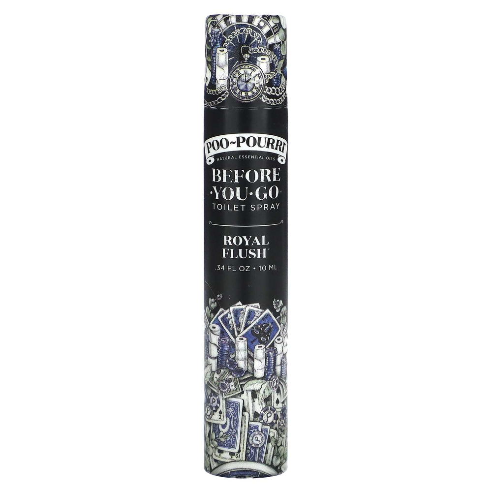 Poo-Pourri, Спрей для туалета Before-You-Go®, смыв Royal Flush, 10 мл (0,34 жидк. Унции)