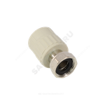 Муфта PP-R комбинированная серая Дн 20х3/4" с накидной гайкой VALFEX 10139120Г