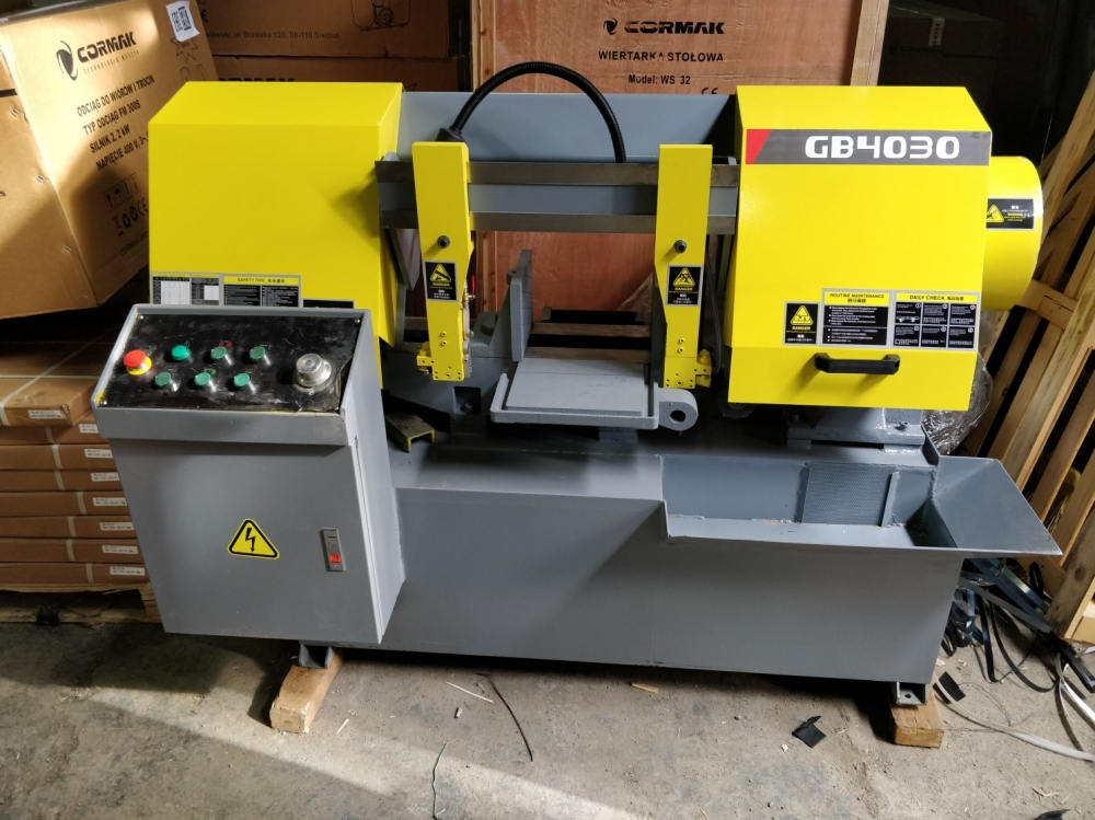 Станок ленточнопильный полуавтоматический REALREZ GB4030