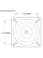Кресло MR пластик. складн. с мягкими вставками (Gray/Black)