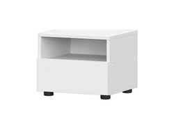 Токио тумба прикроватная / Белый текстурный