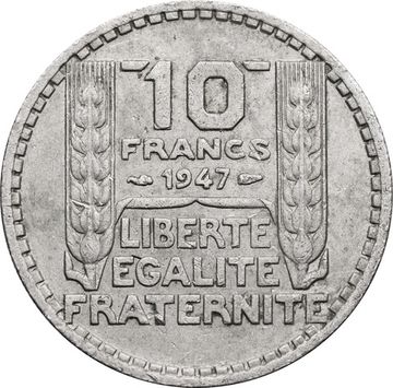 10 франков 1947 Франция