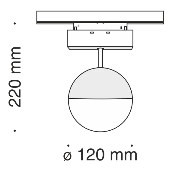 Трековый светильник Technical TR017-2-10W3K-B