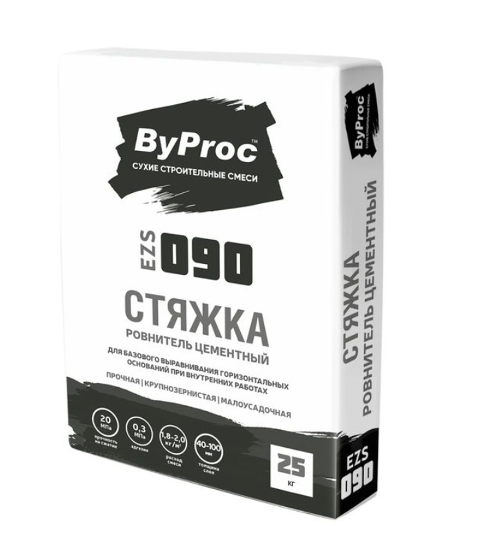 Стяжка для пола ByProc EZS-090, 25 кг