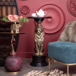 Подставка Лев Лион Орех Оберджин