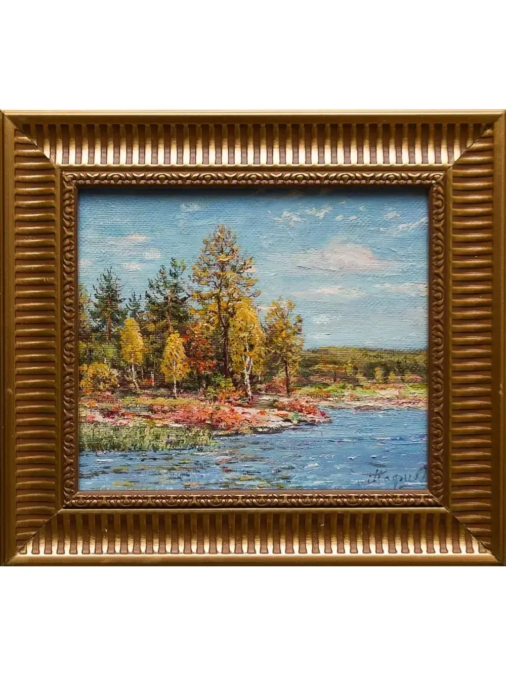 Картина маслом Осень Шафиев