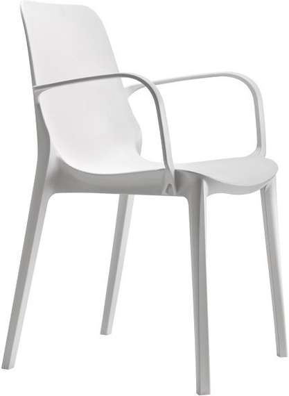 Кресло пластиковое Ginevra, лен