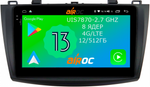 Магнитола для Mazda 3, Axela 2009-2013 - Airoc 2K AU-2414 на Android 13, TS20, 12/512Гб, SIM-слот