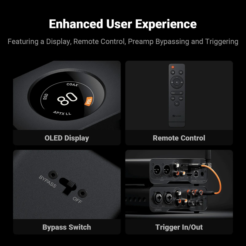 ЦАП Fosi Audio ZD3, цифро-аналоговый преобразователь, Bluetooth