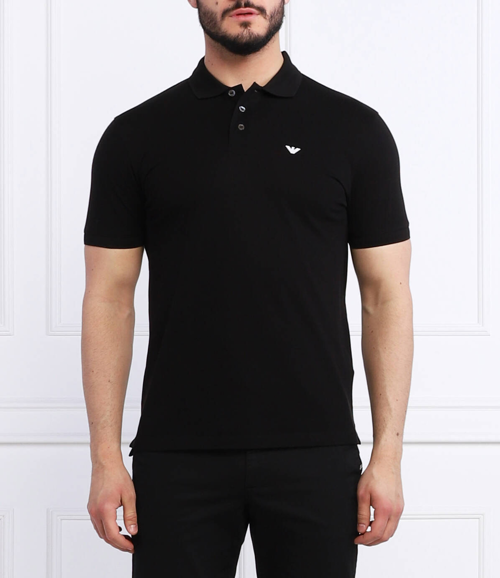 поло Emporio Armani - черный(8N1FQ2 1JTKZ)
