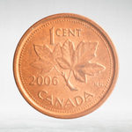 Canada, 1 Cent, 2006 – Elizabeth II (Fourth Portrait), AU