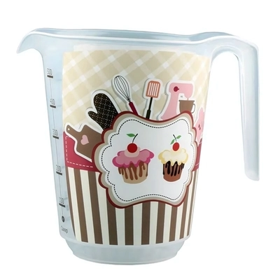 Емкость мерная с декором 0,65 л Бесцветный