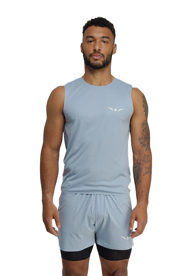 МАЙКА МУЖСКАЯ WIDE TANK TOP | SKYBLUE
