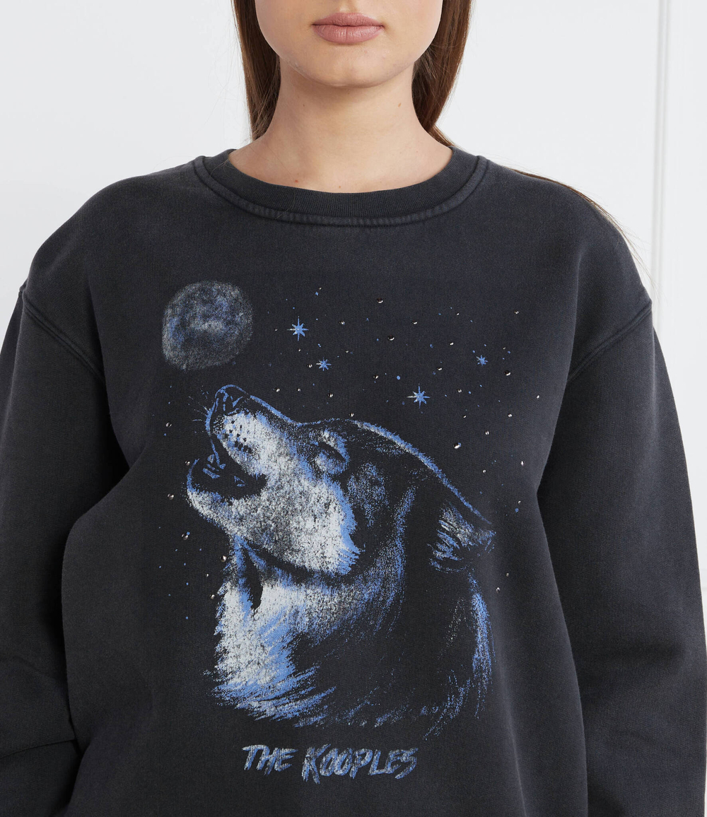 Худи The Kooples - пепельный (FSWE27052K)