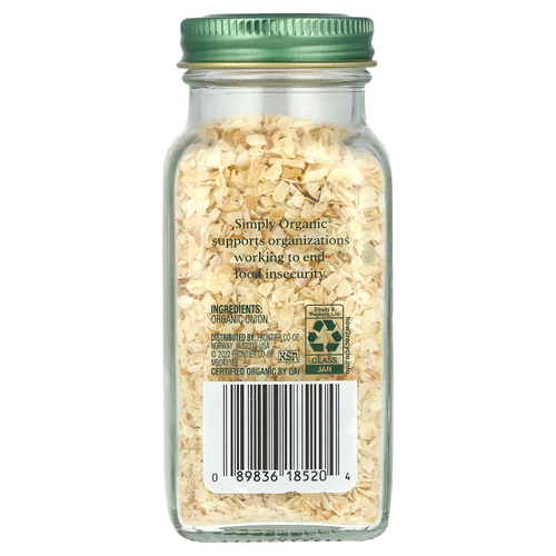 Simply Organic, лук репчатый, 63 г (2,21 унции)