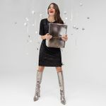 Платье Виртуальные будни (черная ночь) Charutti (Акция)