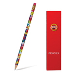 Карандаш чернографитный KOH-I-NOOR, 1 шт., "Puzzle", НВ, с резинкой, корпус ассорти, заточенный, 1231002472KSNV