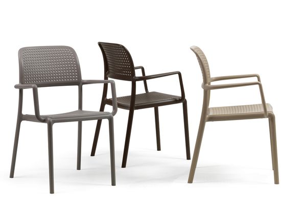 Кресло Bora пластиковое бежевое Nardi Италия