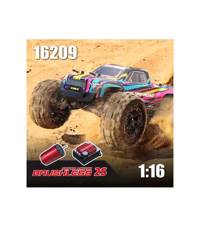 Радиоуправляемый монстр MJX Hyper Go 16209 Brushless 4WD 2.4G LED 1/16 RTR