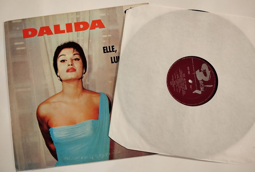 Винтажная виниловая пластинка LP Dalida Elle, Lui Et Lautre (Canada 1960)