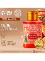 Гель для душа URAL LAB, 100 мл, аромат яблочного глинтвейна