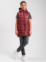 Жилет для мальчика "Хит" бордо